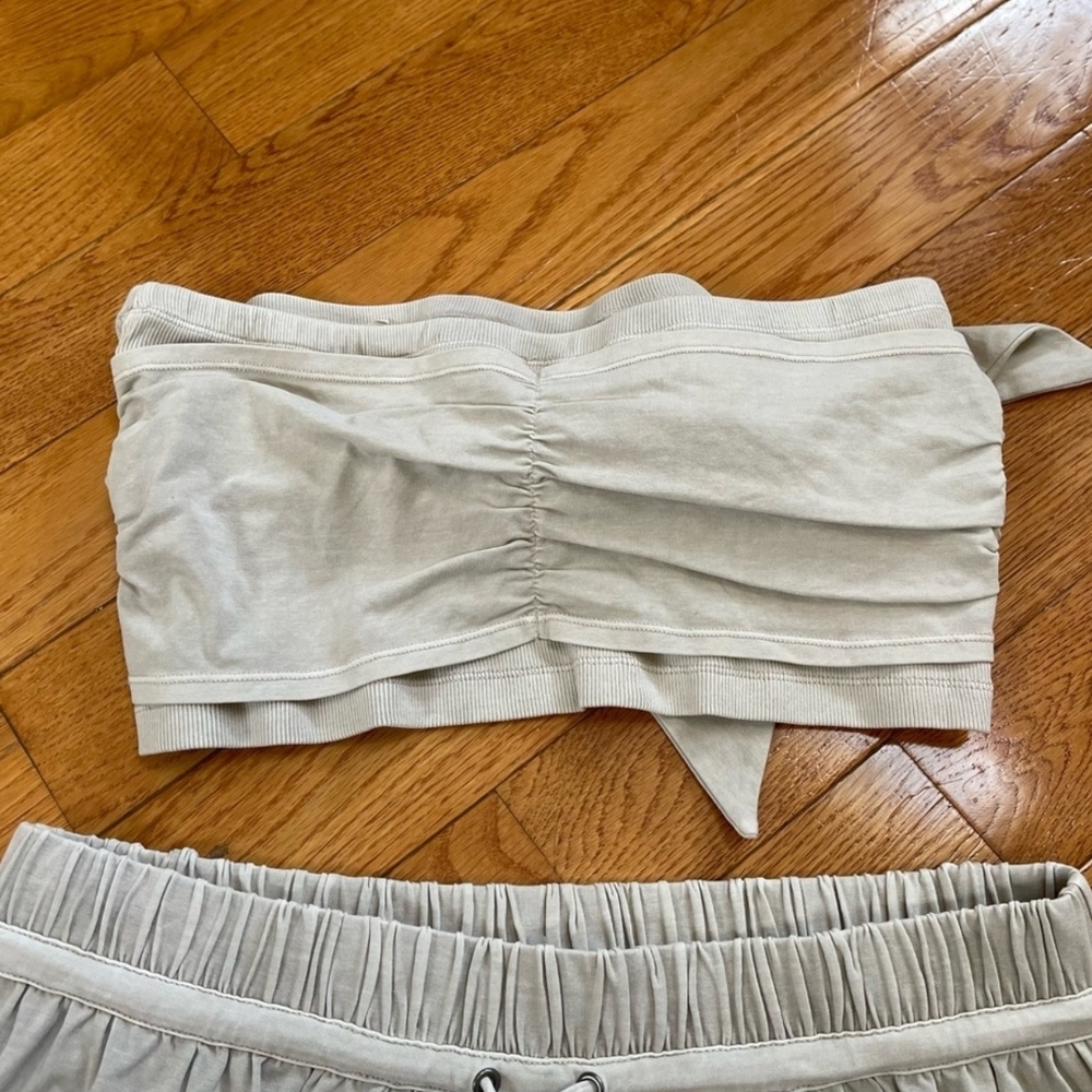 FP Movement By Free People Swish Set Harem Pants & Bandeau Top - Sz Large! - Picture 12 of 16